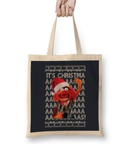 Animal Muppets Its Christmas Bez Çanta Uzun Saplı