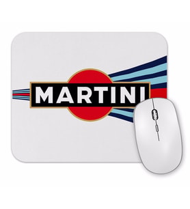 Martini Racing Curved Stripe Mouse Pad