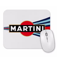 Martini Racing Curved Stripe Mouse Pad
