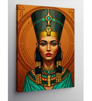 Kanvas Tablo Kraliçe Nefertiti Portresi