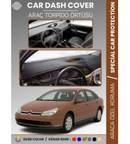 CITROEN C5 (2004-2008) Torpido Örtüsü Ön Göğüs Torpido Koruma Tam Uyum Çatlamayı Önler Kolay Montaj
