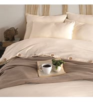 Macas Home Pure Love %100 Pamuklu İpliği Boyalı Yıkamalı Tek Kişilik Nevresim Takımı 160*220