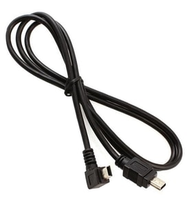 1 Metre Mini USB 5 Pin L Tipi 90 Derece Açılı Şarj ve Veri Kablosu