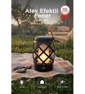 Torima Nostaljik Retro Pilli Led Işıklı Gece Lambası LW40 Siyah
