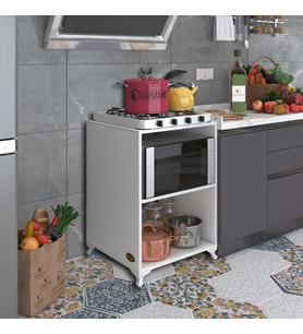 Kenzlife ocak dolabı iclal byz 85*60*57 mutfak klasik setüstü ocak için modül