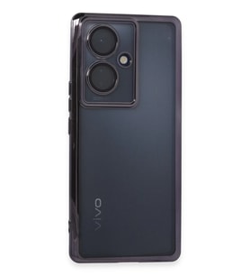 V29 Lite Kılıf Razer Lensli Silikon - Mor