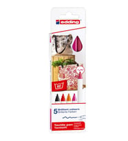 Edding Kumaş Boyama Kalemi 2-3 MM Warm 5 Lİ 4500 / 5S