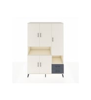 Hyperion Dolap 10 Raflı 2 Çekmeceli 5 Kapaklı 132x44x195 Aytaşı-Aytaşı/Antrasit