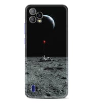 Reeder P13 Blue Plus 2022 Kılıf Silikon Desen Özel Seri Astronoot Red Baloon 1608