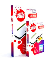 Stilo Laminasyon Film A3 125Mic PVC Kaplama 100Lü