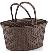 RATTAN BALKON SEPETİ (Kahverengi)