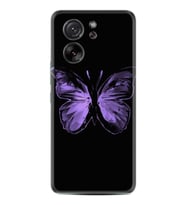 Xiaomi 13T - Xiaomi 13T Pro Kılıf Desenli Silikon Platinium Series Black Butterfly 1879