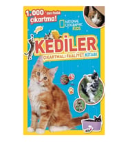 National Geographic Kids Kediler Çıkartmalı Faaliyet Kitabı