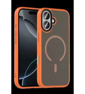 iPhone 17 Megane Magsafe Kapak - Turuncu