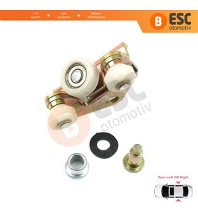 VW Transporter T4 Caravelle 1990-2003 için Arka Sürgülü Kapı Makarası 701843436A
