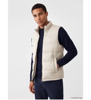 LCW Vision Bej Slim Fit Dik Yaka Erkek Şişme Yelek