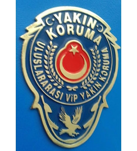 YAKIN KORUMA CÜZDAN ROZETİ (METAL)-SATIN/AL,YAKIN KORUMA KIMLIK KARTLI PERSONELE SATILIR.-SIVILE SATILMAZ