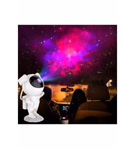 Pazariz Astronot Projector Gece Lambası Nebula Ve Samanyolu Projeksiyon Lambası (Beyaz)