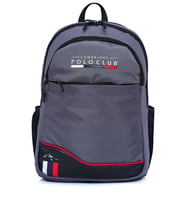 Cambridge Polo Club Gri Dört Bölmeli Erkek/Erkek Çocuk Okul, Günlük ve Seyahat Sırt Çantası - PLCAN2154-003 (Çok Renkli)