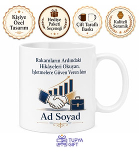 Banka Kobi Müşteri Temsilcisine Hediye Ticari Kredi Çek Limitleri Çay Kupası Bardak