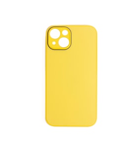 ScHitec Deluxe İphone 14 Mat Kılıf Sarı