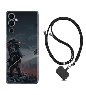 Tecno Pova Neo 2 Kılıf Silikon Boyun Askılı İpli Desenli Silikon Warrior 1653