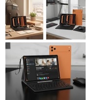 Tablet PC Klavyeli Set Geniş Ekran Yüksek Depolama ve Android Sistem