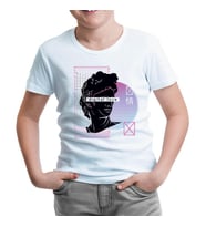 Statue Digital Love Beyaz Çocuk Tshirt