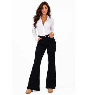 Kadın İspanyol Paça Fit Jean Pantolon BGL-ST05451