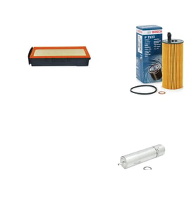 Bosch Filtre Bakım Seti Bmw X5 F15 F85 3.0 d Dizel 2013-2018 Hava + Yağ f. + Yakıt Filtre Bosch