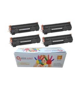 HP Çipli CF283A 83A 4'lü Ekonomik Paket Garantili Uyumlu Toner M126a 127fn 127fw 128fn Muadil Toner (Siyah)