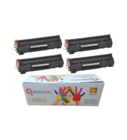 HP Çipli CF283A 83A 4'lü Ekonomik Paket Garantili Uyumlu Toner M126a 127fn 127fw 128fn Muadil Toner (Siyah)