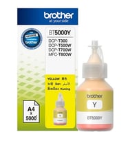 Brother BT5000Y Yellow Sarı 5.000 Sayfa Şişe Mürekkep DCP-T300-310-500-510-700-710 MFC-T800-810