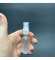 20 Ml Buzlu Cam Şişe Beyaz Spreyli ,  20Cc Buzlucam Spreyli Boş Şişe x 6 Adet