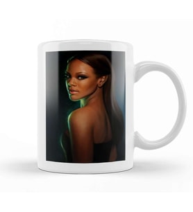Rihanna Kupa Bardak Porselen