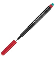 Faber Castell Asetat Kalemi S Kırmızı