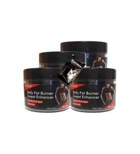 Belly fatBurner Sweat Enhancer 4 Adet Kadınlara Özel Yağ Yakıcı Kas Yapıcı Krem 100 ml + 1 Adet Jel Hediye