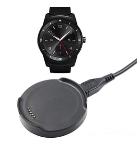 Lg G Watch R W110 Şarj Kablosu Cihaz Kiti-(5775) - ETC6642-8861 (Siyah)