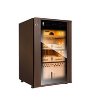 Lubinski Kahverengi Parmak İzi Kilitli Elektronik Puro Dolabı RA-779 LB-038