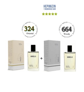324 + 664 Kadın/Erkek Parfüm Edp 50 ml Oriental/Woody - Mnms324664