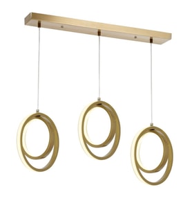 Eray Aydınlatma 1909-3 Eskitme Sıralı 3 lü Led Avize
