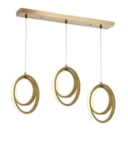 Eray Aydınlatma 1909-3 Eskitme Sıralı 3 lü Led Avize