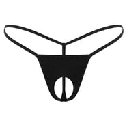 Siyah Özel Bölgesi Açık Kadın String ETR0056