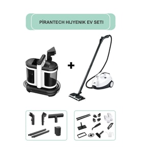 Cb-107c Buharlı Temizlik Makinası / V22c Koltuk Ve Halı Yıkama Makinesi (HİJYENİK EV SETİ) (Beyaz)
