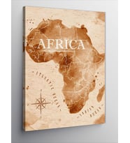 Kanvas Tablo Afrika Kıtası