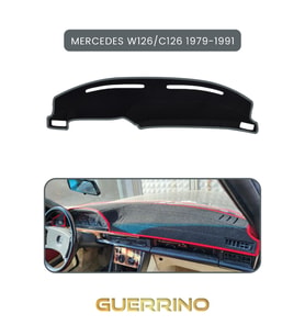 MERCEDES W126/C126 1979-1991TORPİDO KORUMA HALISI GRİ KENAR