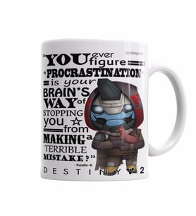 Destiny 2 Cayde 6 Procrastination Kupa Bardak Porselen