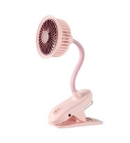 Taşınabilir Mini Klips Bebek Arabası Fanı, Fan Elektrikli Soğutma Ha Sirkülatöründe 360 Derece Dönebilen Klips