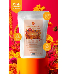 Doğal Zerdeçal Tozu - Superfood Turmeric Powder, 50 gr