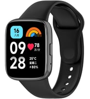 Xiaomi Redmi Watch 3 Active ile Uyumlu Klasik Zore Kordon – Siyah